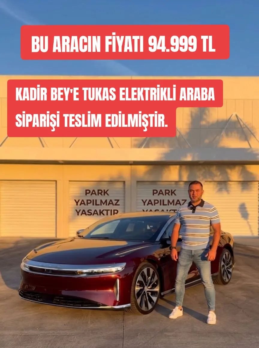 TUKAS ELEKTİRİKLİ ARAÇ TESLİMATI