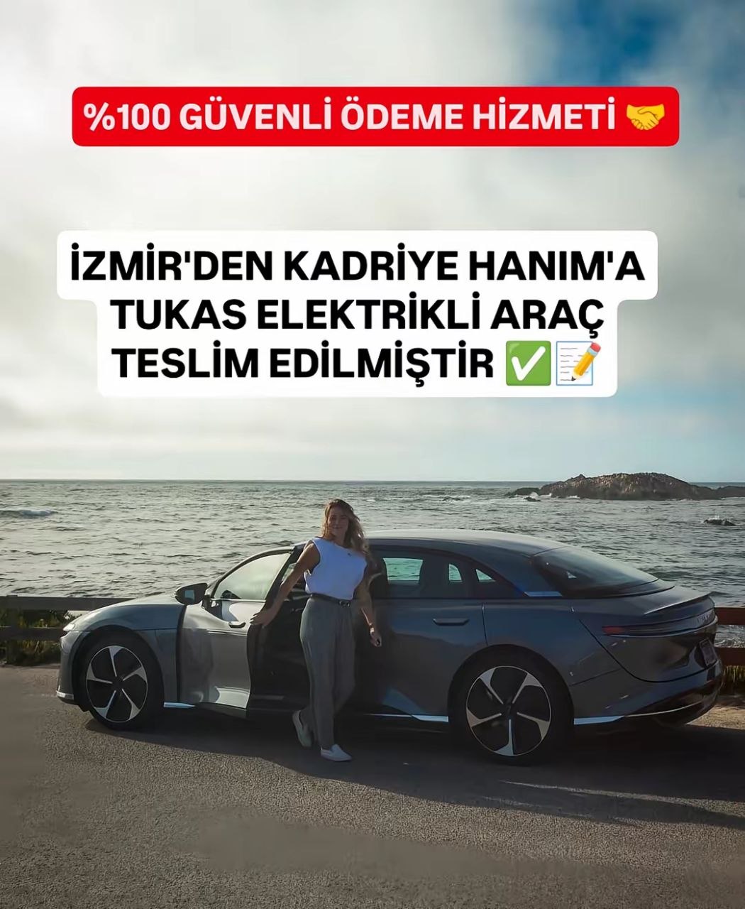 TUKAS ELEKTİRİKLİ ARAÇ TESLİMATI